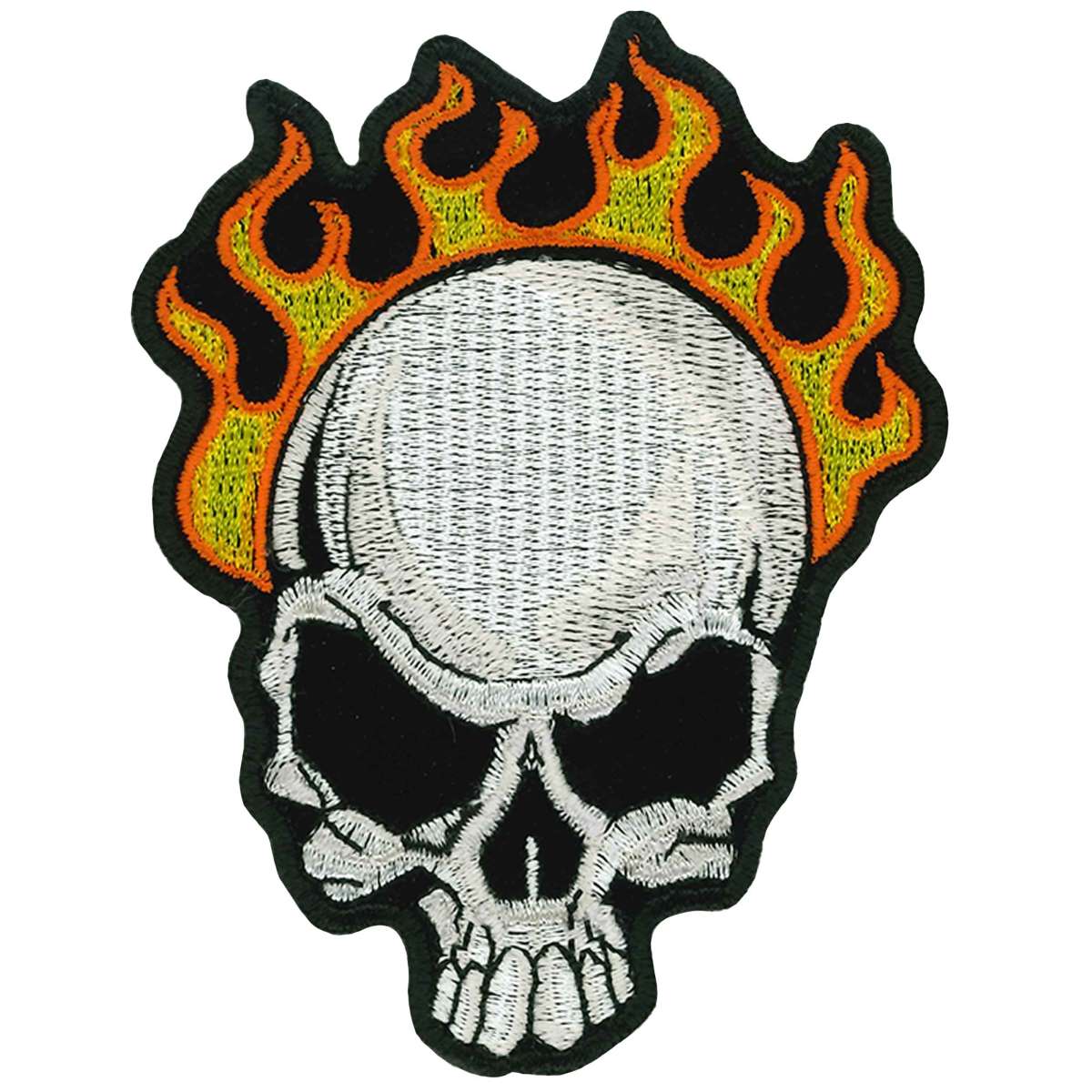Hot Leathers Fire Skull Patch PPA1032