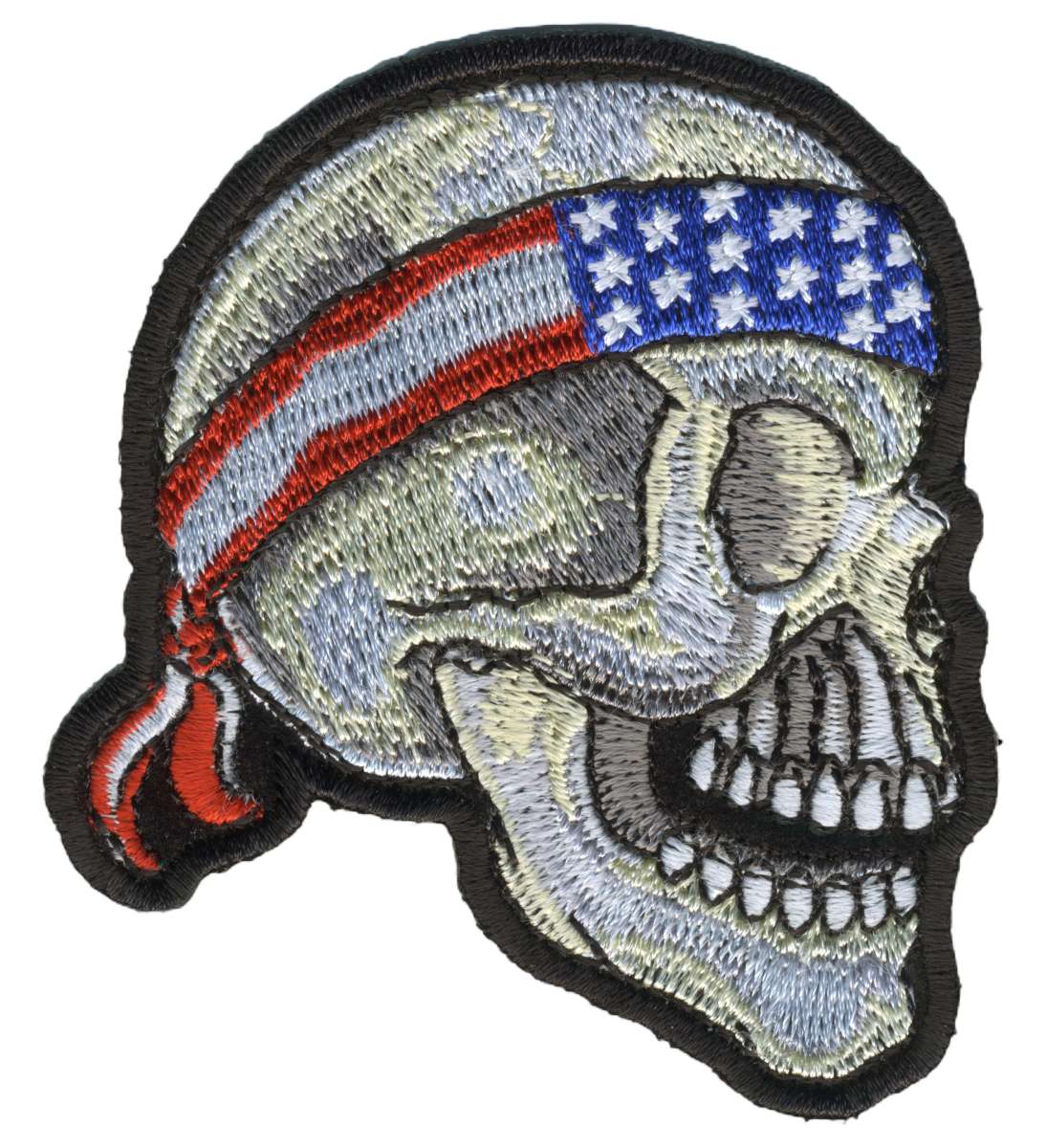 Hot Leathers Skull Profile Patch PPA1362