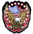 Hot Leathers PPA1422  Eagle Flag and Stars Patch 3