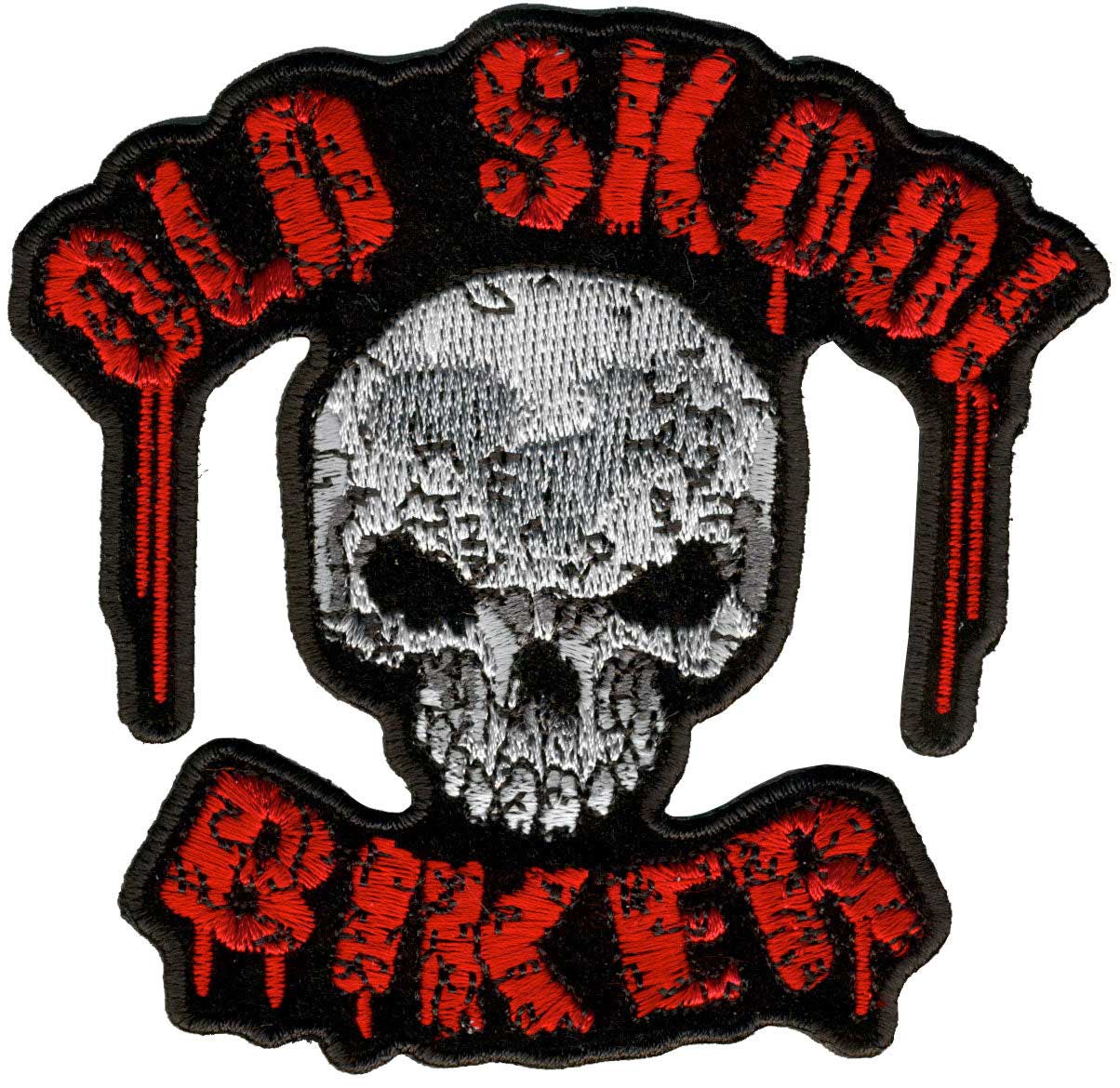 Hot Leathers 4" x 4" Old Skool Biker Patch PPA2210