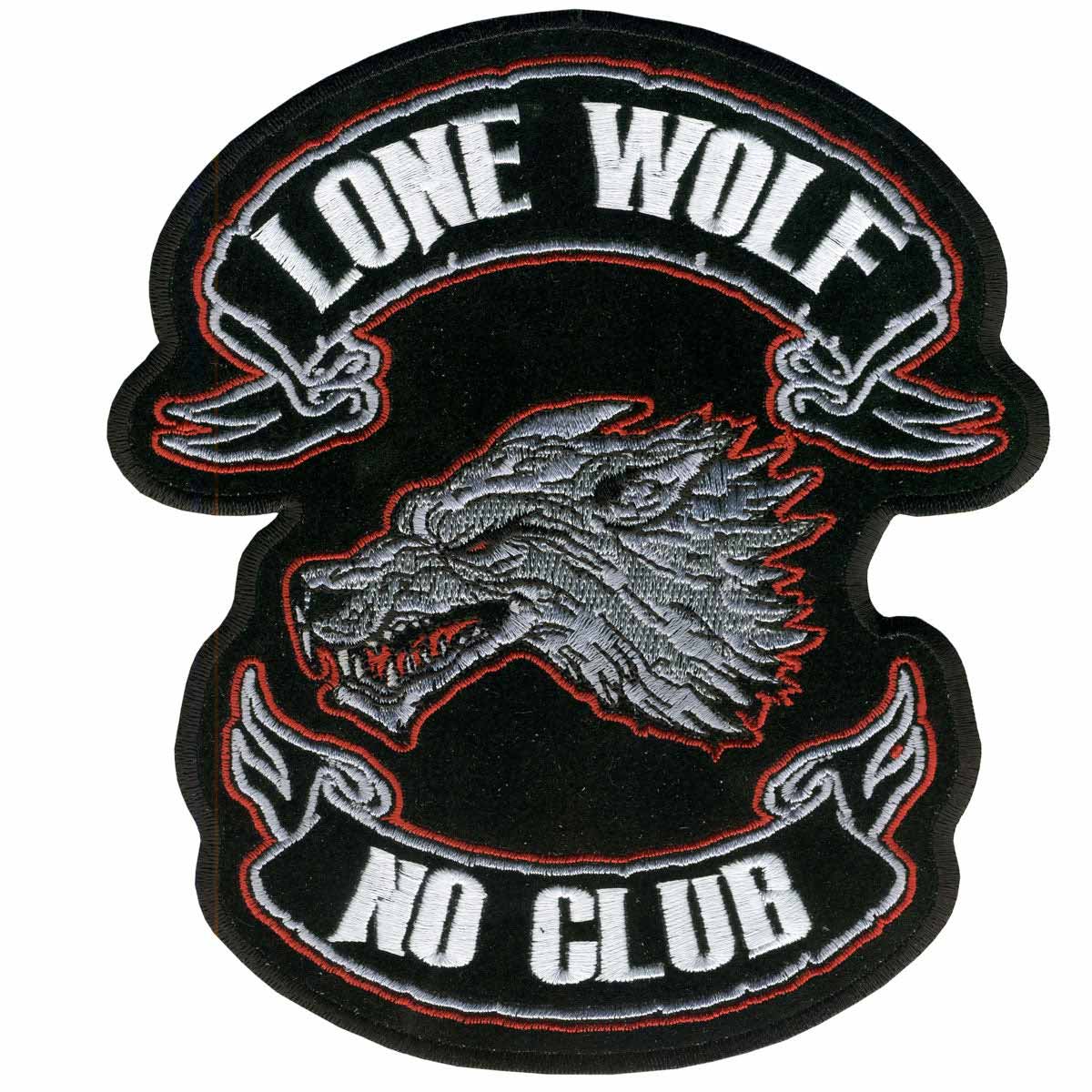 Hot Leathers Lone Wolf Patch 4" X 4" PPA2222