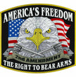 Hot Leathers America's Freedom Second Amendment 10