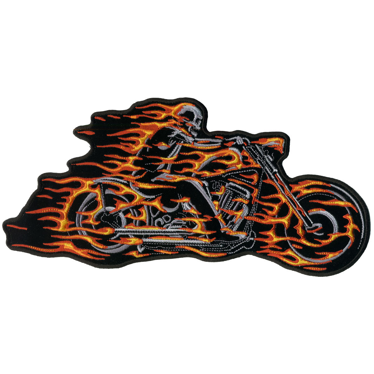 Hot Leathers PPA3910 Hell Rider Biker Patch 5" x 3"