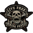 Hot Leathers PPA5100 Live Free Skull Biker Patch 4