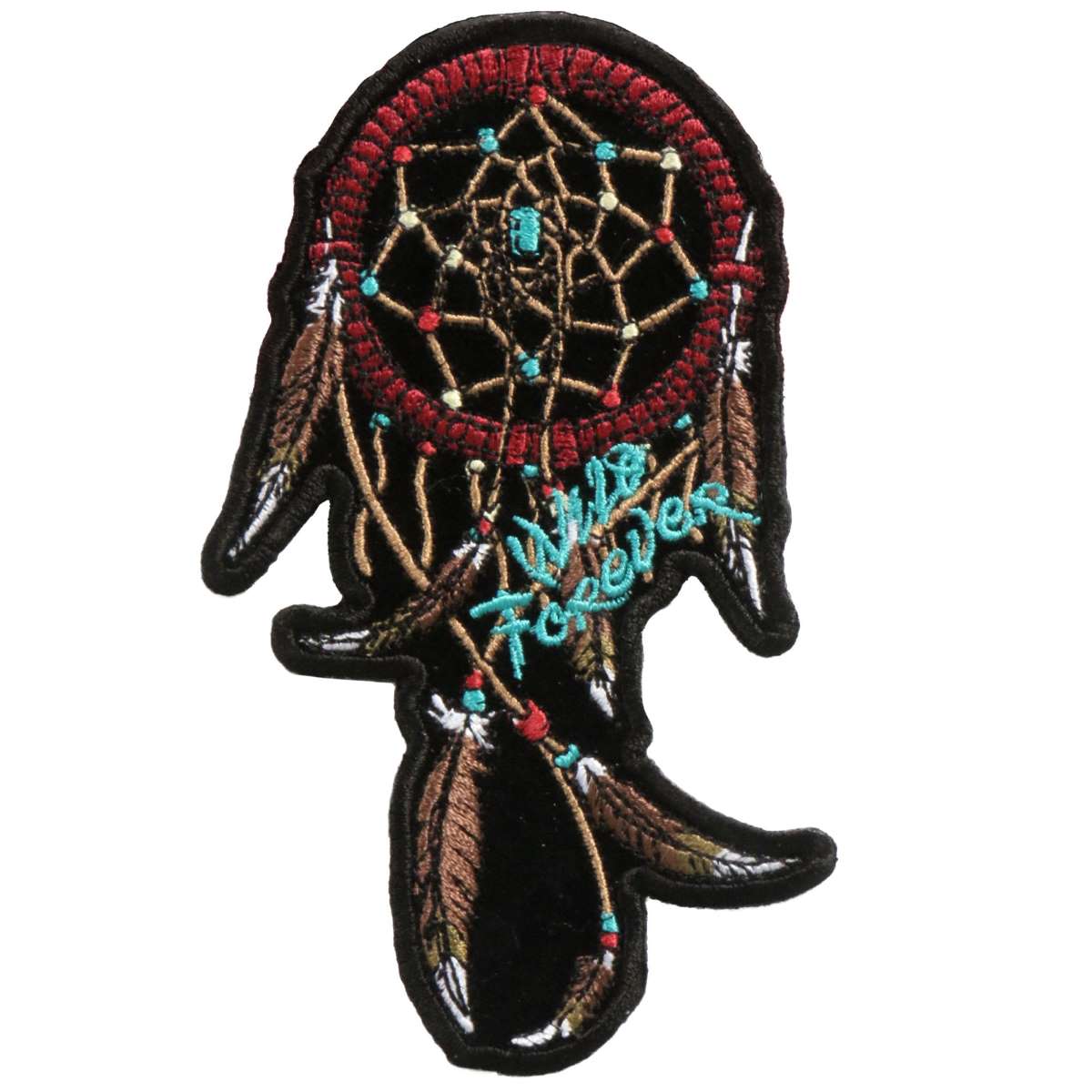 Hot Leathers 3" x 5" Wild Forever Dream Catcher Ladies Patch PPA5340