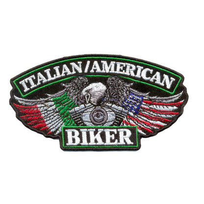 Hot Leathers PPA5890 Italian American Biker 5" x 3" Patch