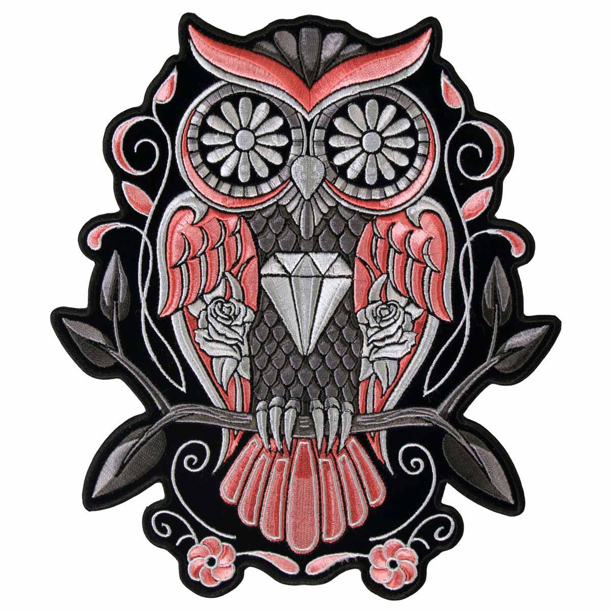 Hot Leathers PPA6697 Sugar Owl 8" X 9" Patch