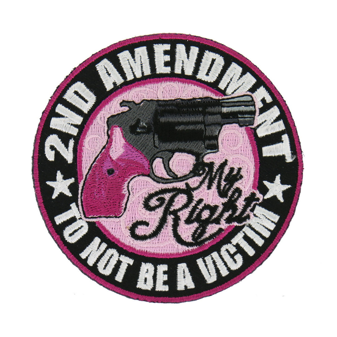 Hot Leathers PPA7050 Ladies 2nd Amendment 3.5" x3.5" Patch