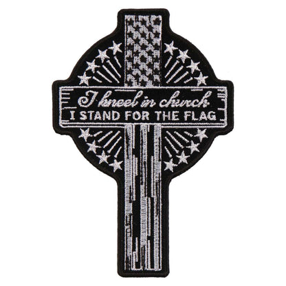 Hot Leathers Kneel In Church 3"x5" Patch PPA9590