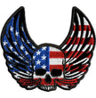 Hot Leathers PPA9780 Skull Wings Flag 4