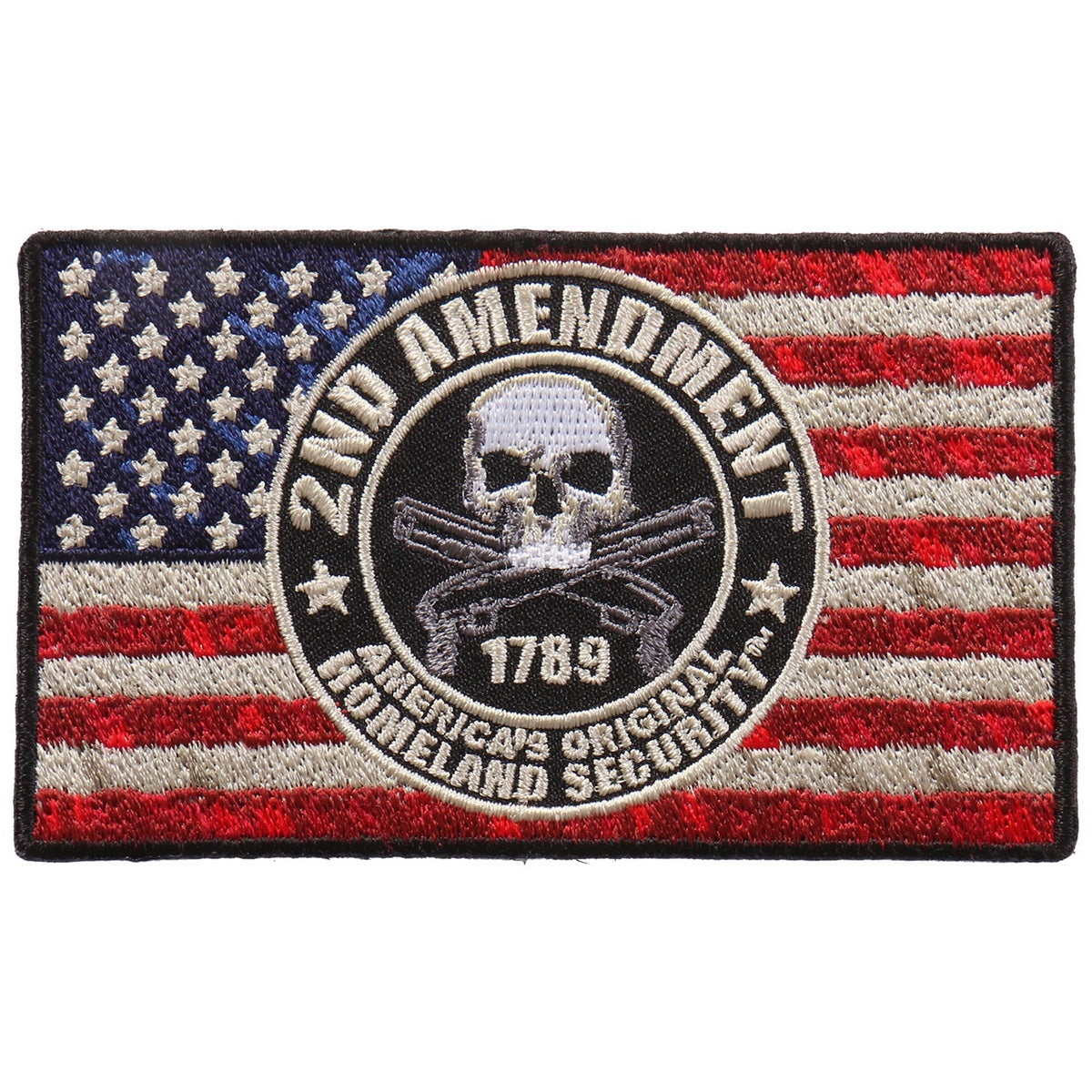 Hot Leathers PPA9843 2nd Amendment Flag 4"x2" Patch