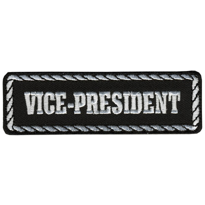 Hot Leathers PPD1007 Vice-President 4" x 1" Patch