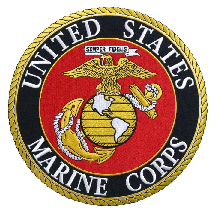 Hot Leathers 3" x 3" United States Marine Corps Logo Military Patch PPE1130