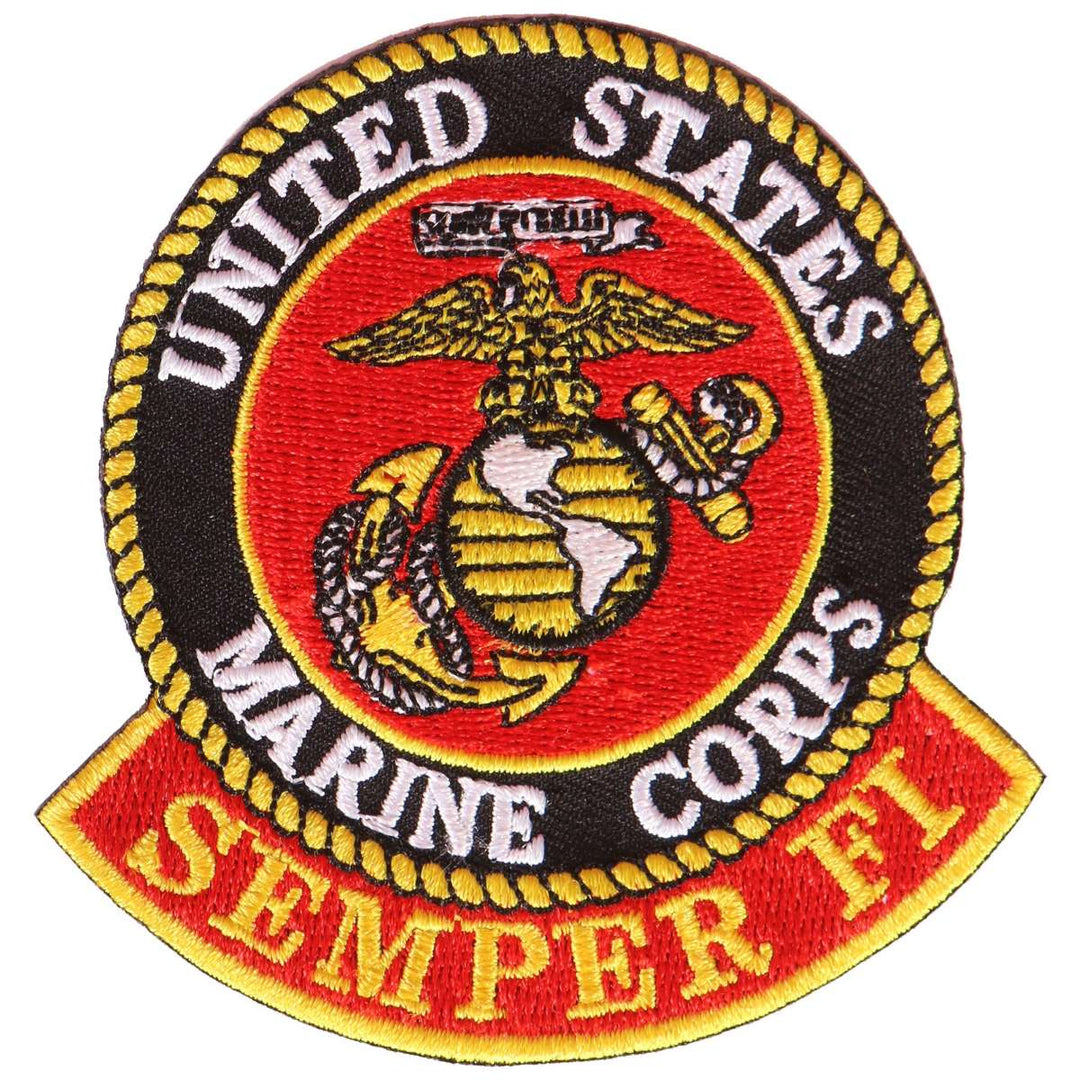 Hot Leathers USMC Semper Fi Military es 3" x 3" Patch PPE1140