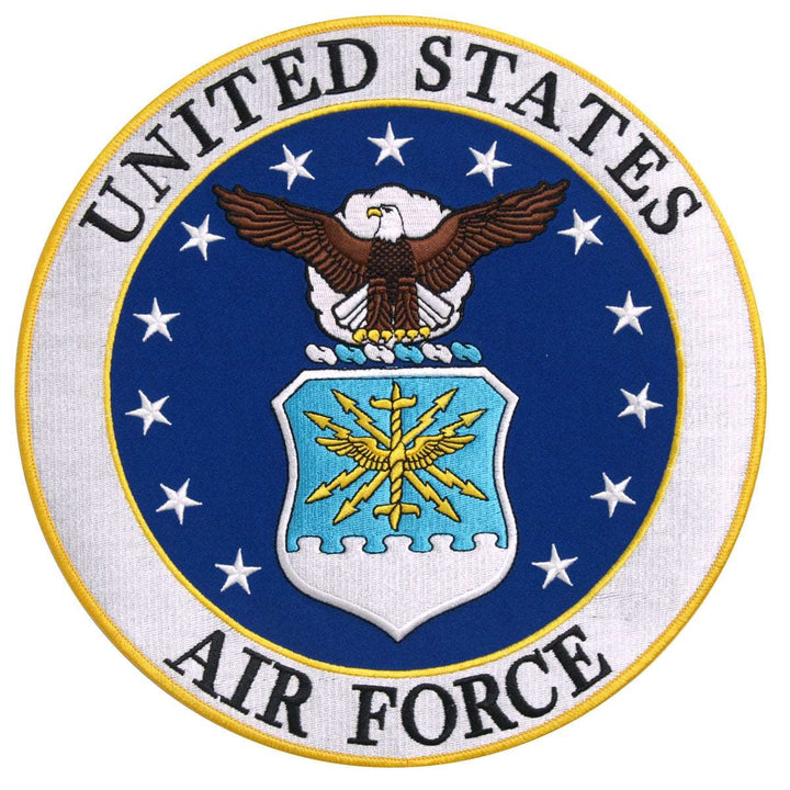 Hot Leathers US Air Force Logo Military es 10" x 10" Patch PPE1187