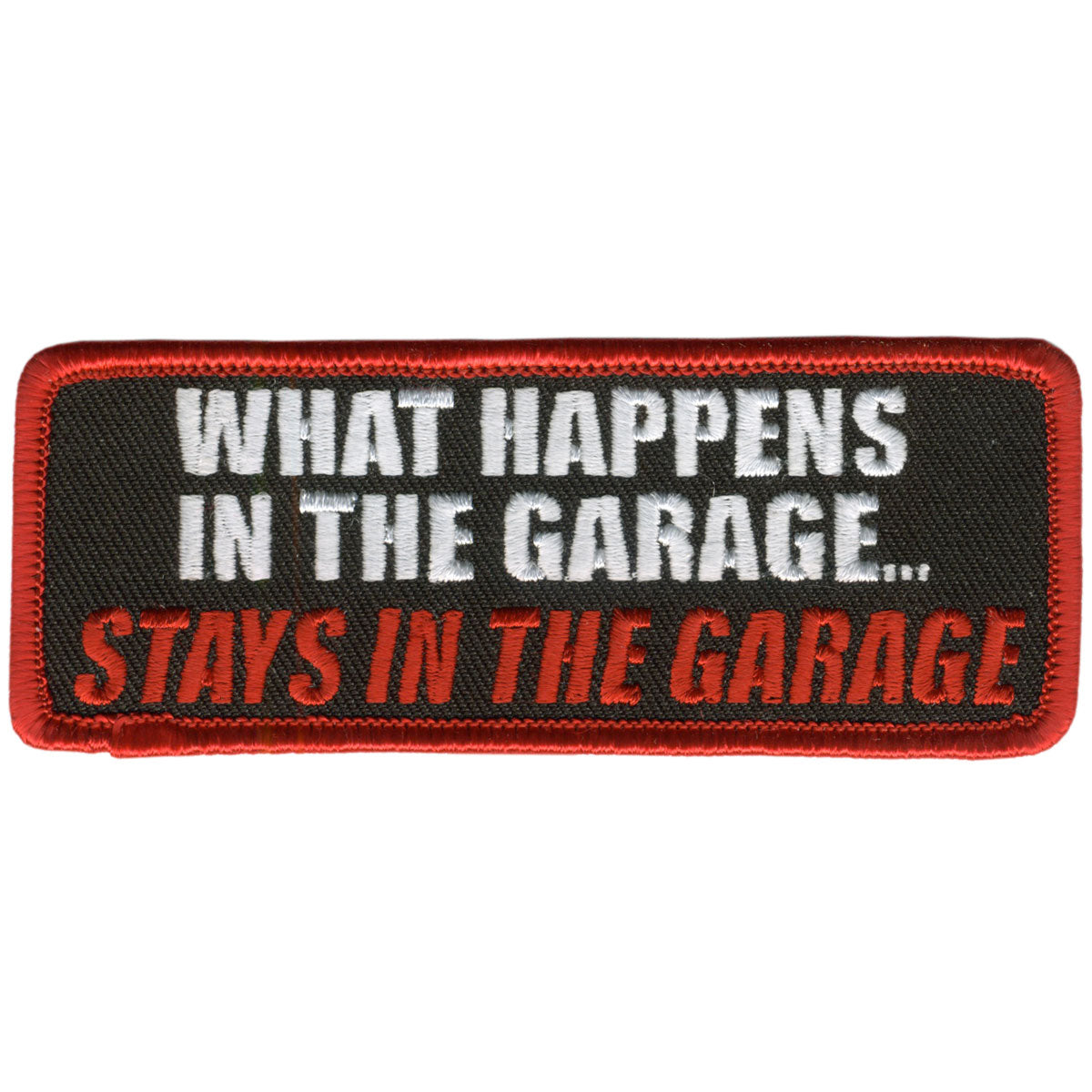 Hot Leathers PPL9205  In The Garage 4" x 2" Patch