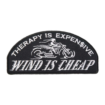 Hot Leathers Wind is Cheap 4" x 2" Patch PPL9322