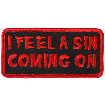 Hot Leathers PPL9351 I feel A Sin 4" x 2" Patch