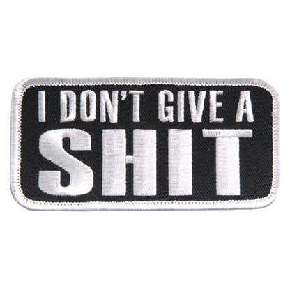 Hot Leathers PPL9403 I Dont Give Embroidered 4" x 2" Patch