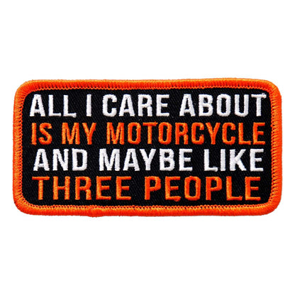 Hot Leathers All I Care About 4"x2" Patch PPL9494