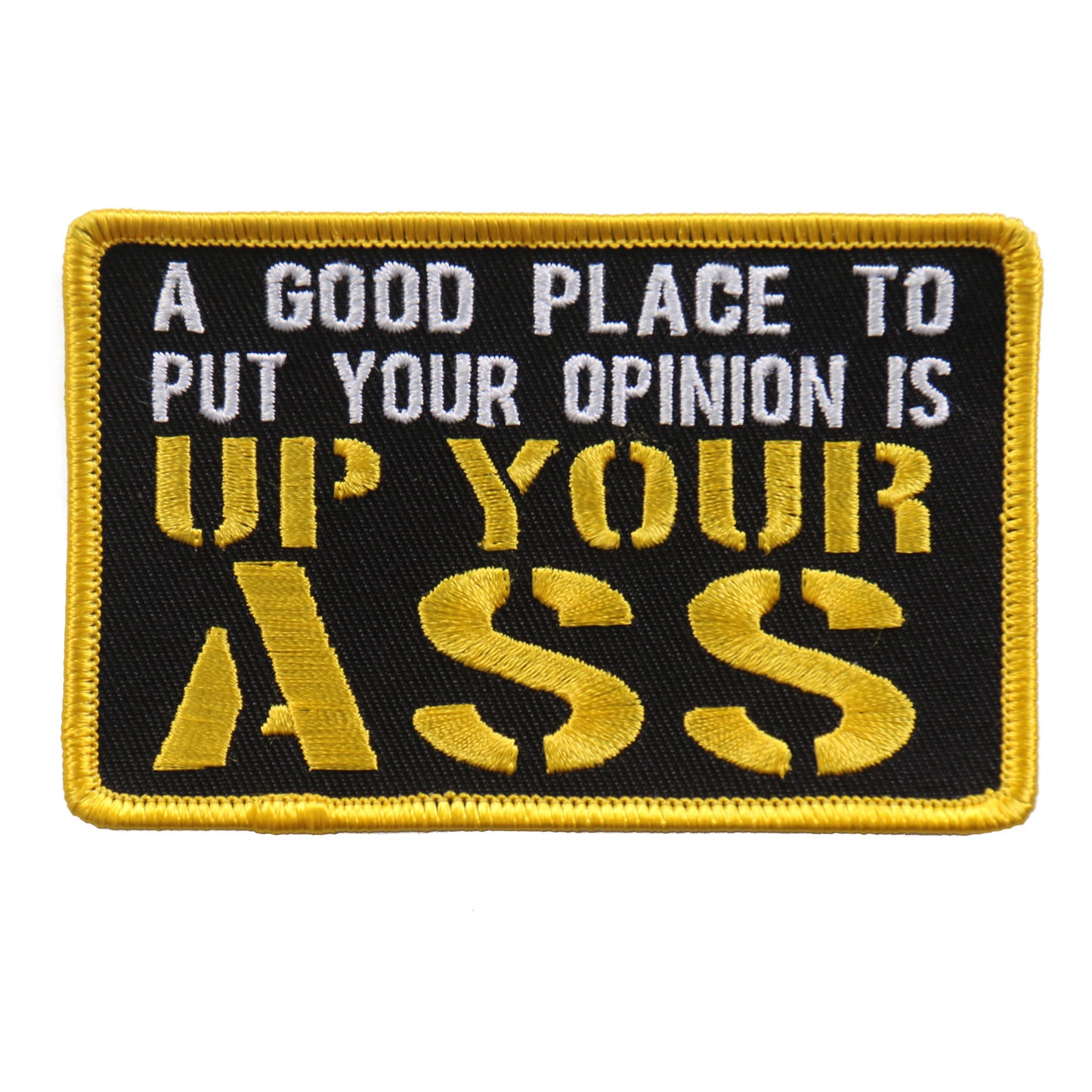 Hot Leathers PPL9604 Up Your Ass 4"x 3" Patch