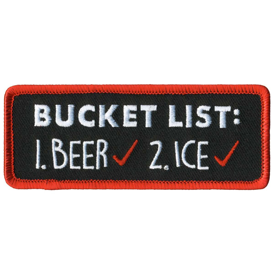 Hot Leather Bucket List Patch PPL9782