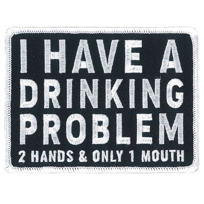 Hot Leathers Drinking Problem Patch PPL9801