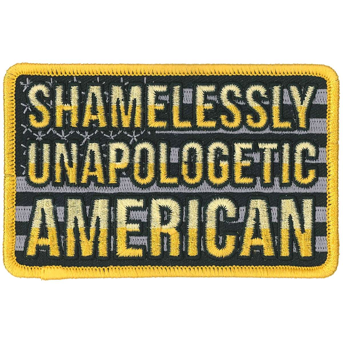 Hot Leathers Unapologetic Flag Patch PPL9851