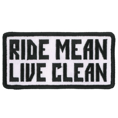 Hot Leathers Mean Ride Patch PPL9864