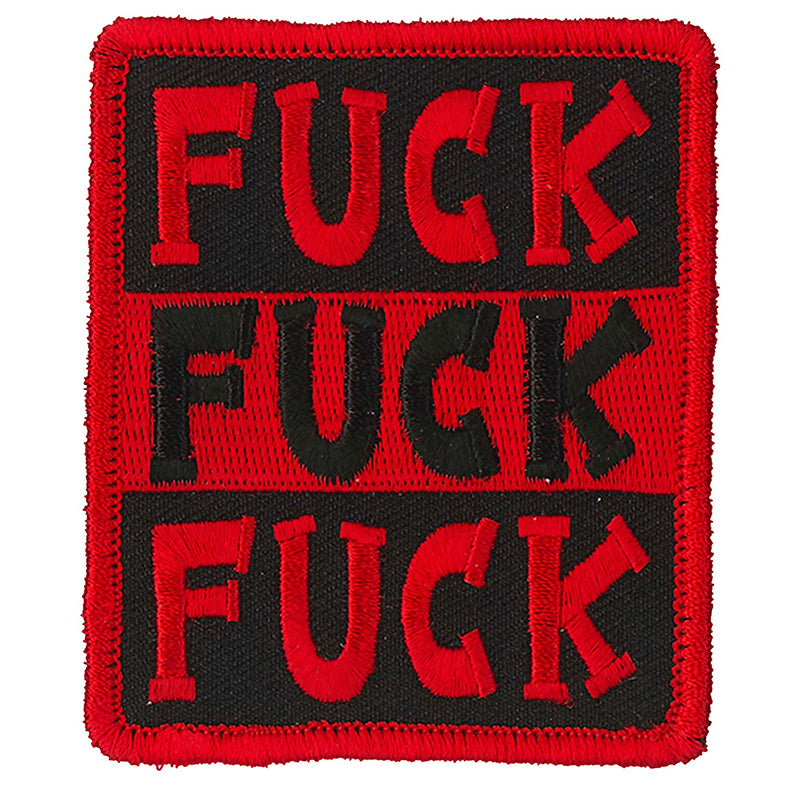 Hot Leathers PPL9868 Fuck Fuck Fuck 3"x 3" Patch