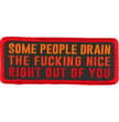 Hot Leathers Some People Drain Patch PPL9913