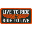 Hot Leathers Live To Ride Patch PPL9940
