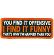 Hot Leathers I Find It Funny Patch PPL9953
