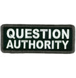Hot Leathers Question Authority Patch PPL9969