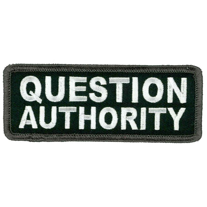 Hot Leathers Question Authority Patch PPL9969