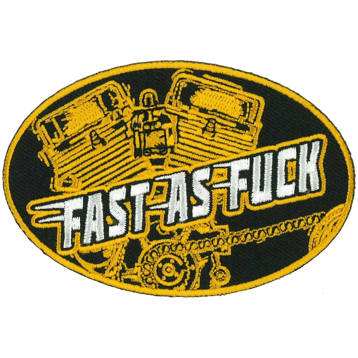 Hot Leathers Fast As Fuck 4" X 2" Patch PPL9987