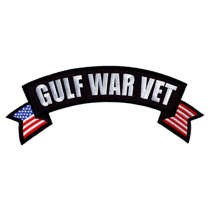 Hot Leathers Gulf War Vet Banner 4" x 1" Patch PPM2105