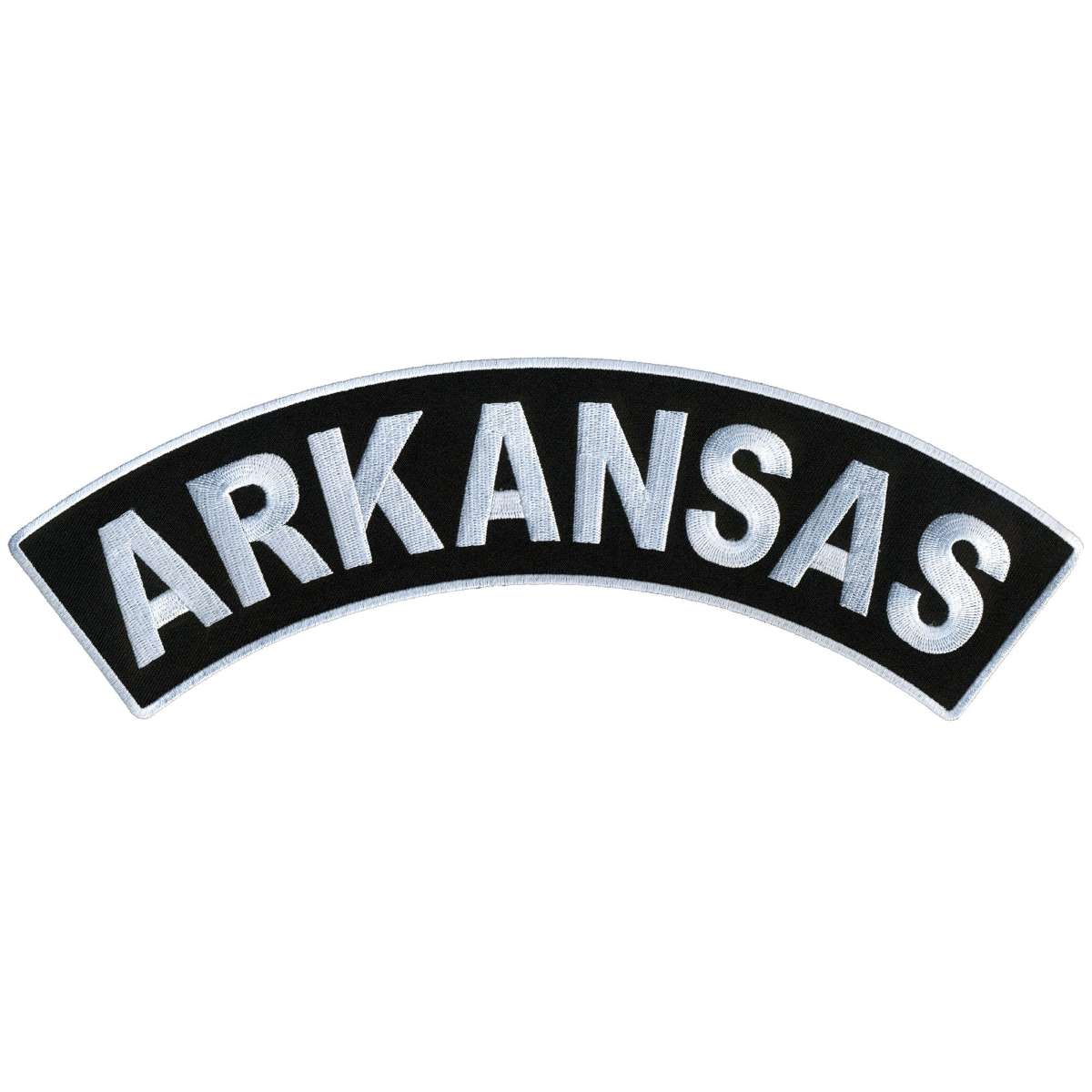 Hot Leathers Arkansas 12” X 3” Top Rocker Patch PPM4007