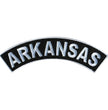Hot Leathers Arkansas 4” X 1” Top Rocker Patch PPM4008