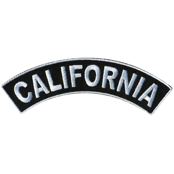 California. Mc Rocker Hot Leathers California 4” X 1” Top Rocker Patch PPM4010 – Milwaukee Motorcycle Clothing Co