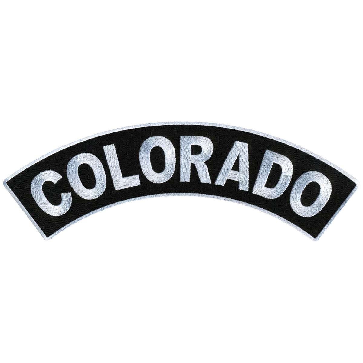 Hot Leathers Colorado 12” X 3” Top Rocker Patch PPM4011 – Milwaukee ...