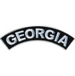 Hot Leathers Georgia 4” X 1” Top Rocker Patch PPM4020