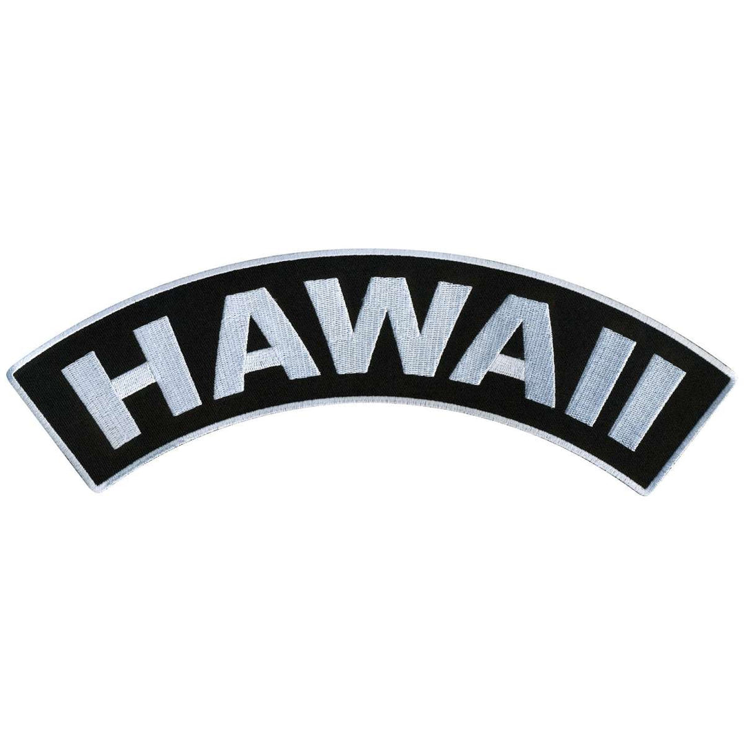 Hot Leathers Hawaii 12” X 3” Top Rocker Patch PPM4021