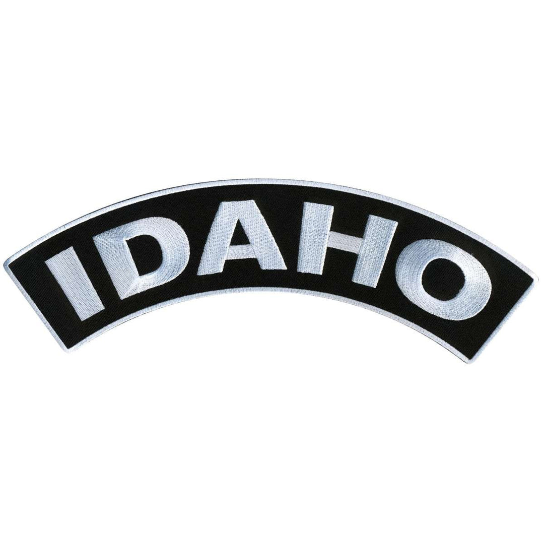 Hot Leathers Idaho 12” X 3” Top Rocker Patch PPM4023