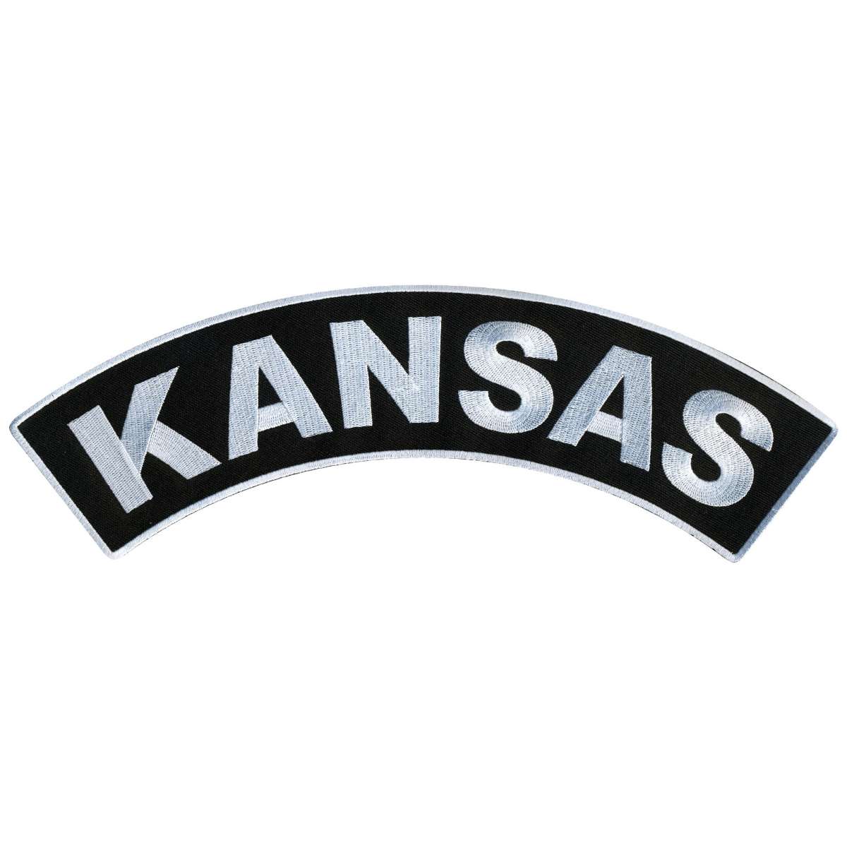 Hot Leathers Kansas 12” X 3” Top Rocker Patch PPM4031