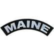 Hot Leathers Maine 12” X 3” Top Rocker Patch PPM4037
