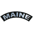 Hot Leathers Maine 4” X 1” Top Rocker Patch PPM4038