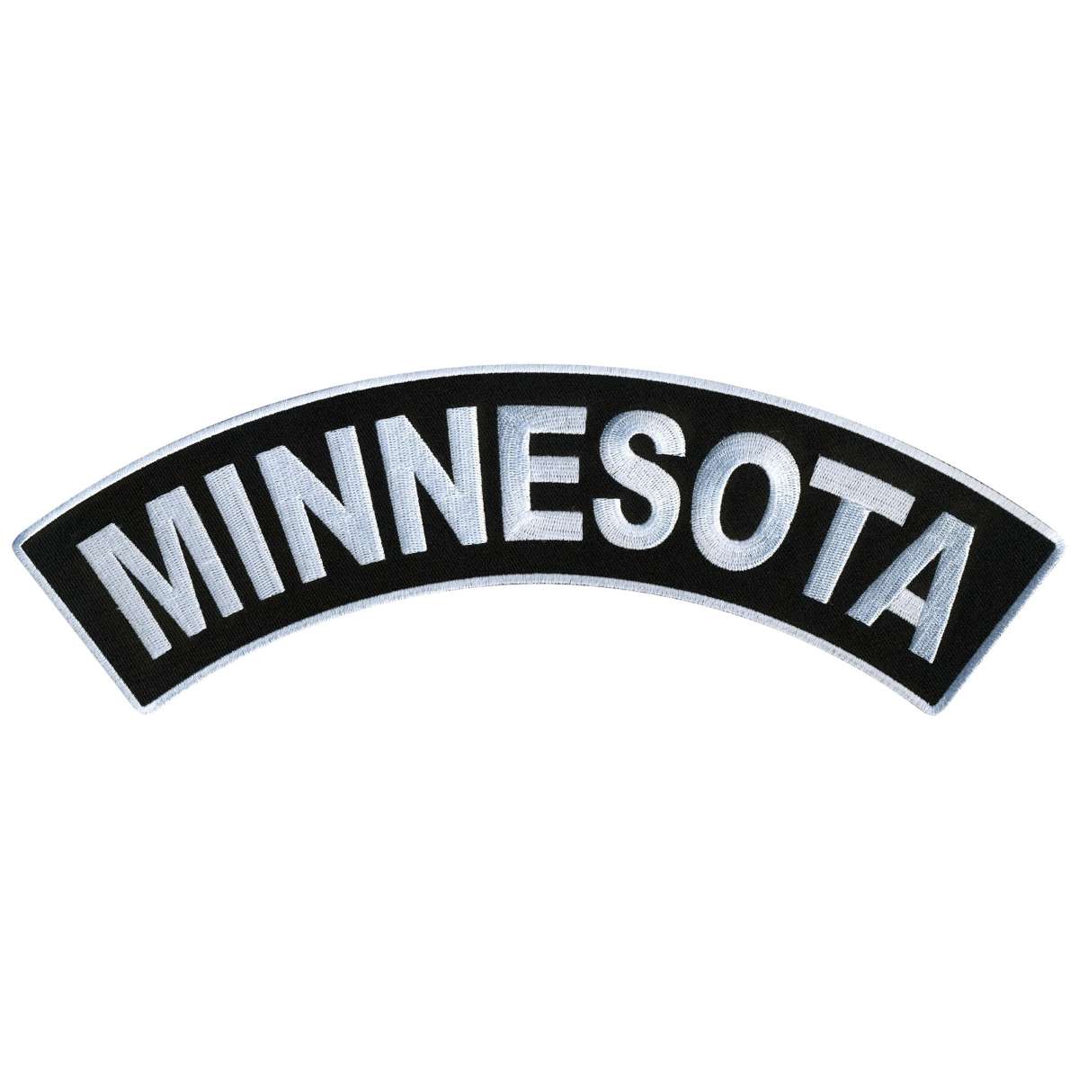 Hot Leathers Minnesota 12” X 3” Top Rocker Patch PPM4045