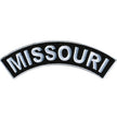 Hot Leathers Missouri 4” X 1” Top Rocker Patch PPM4050