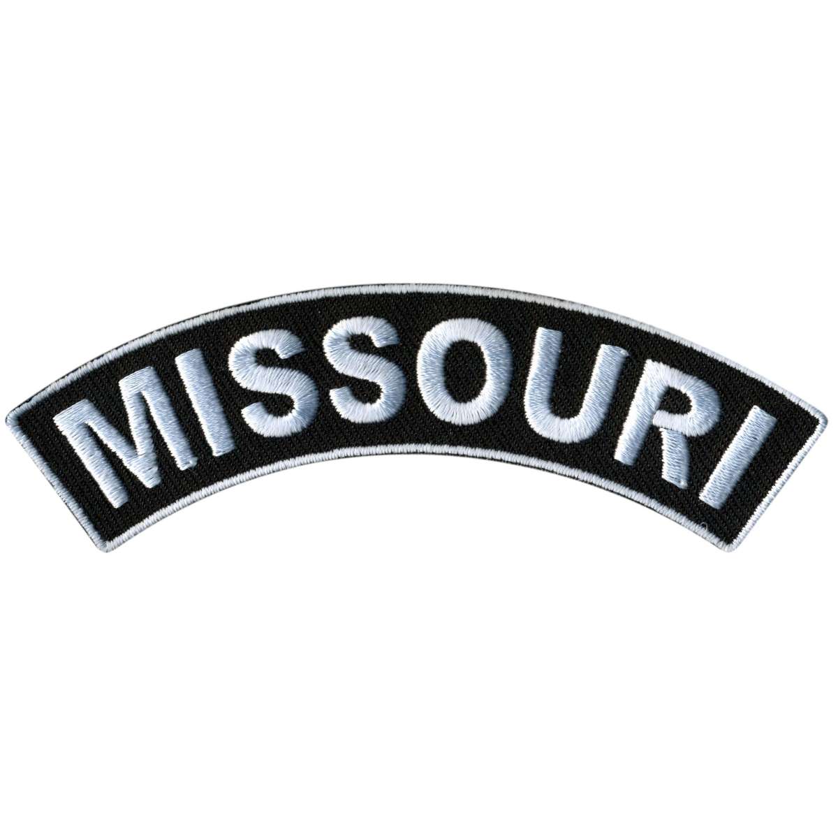 Hot Leathers Missouri 4” X 1” Top Rocker Patch PPM4050